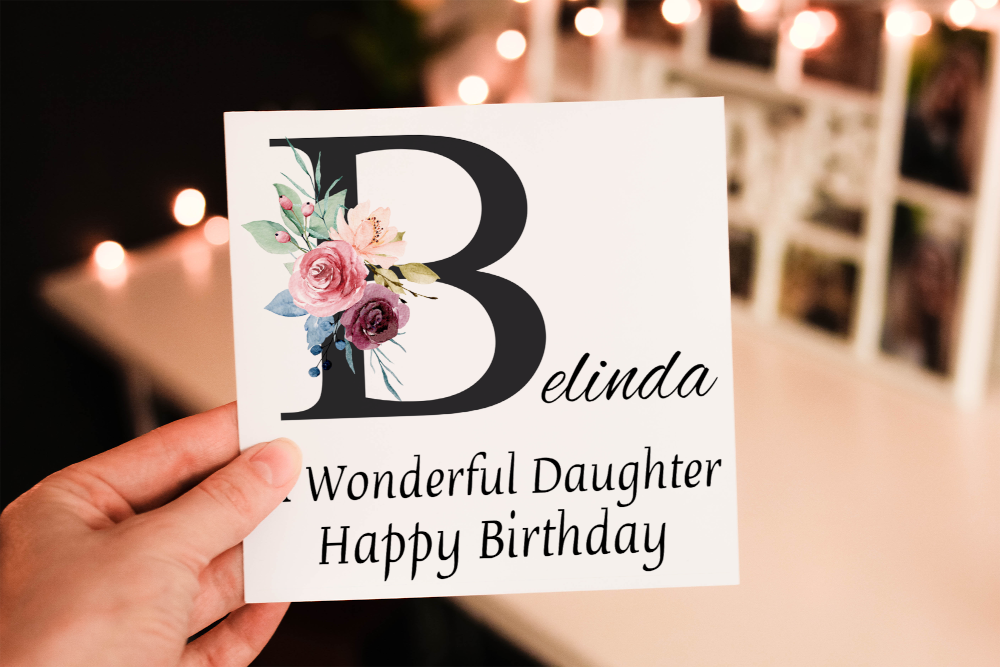 Daughter Birthday Card, Card for Daughter, Birthday Card